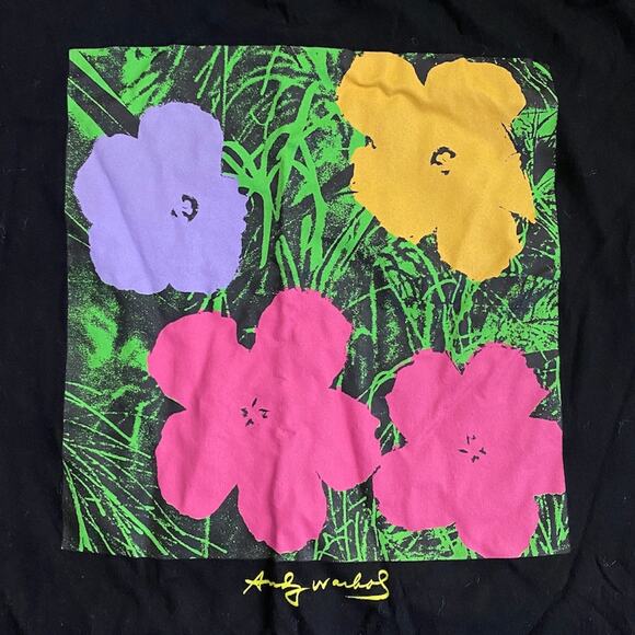 Andy Warhol x Uniqlo Men’s Art Is For Everyone Black Large Pocket T-Shirt - Picture 5 of 6